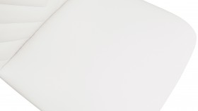 Стул «Шерри» К1С Черный муар/Кож зам Polo White в Большеречье - bolshereche.katalogmebeli.com | фото 3
